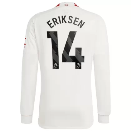 Günstige Manchester United Christian Eriksen 14 Langarm 3. Ausweichtrikot 2023/24