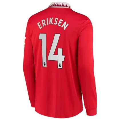 Günstige Manchester United Christian Eriksen 14 Langarm Heimtrikot 2022-23