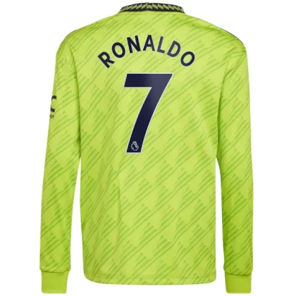 Günstige Manchester United Cristiano Ronaldo 7 Langarm 3. Ausweichtrikot 2022-23