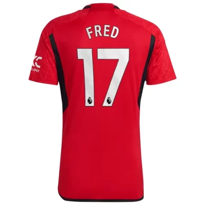 Günstige Manchester United Fred 17 Heimtrikot 2023/24