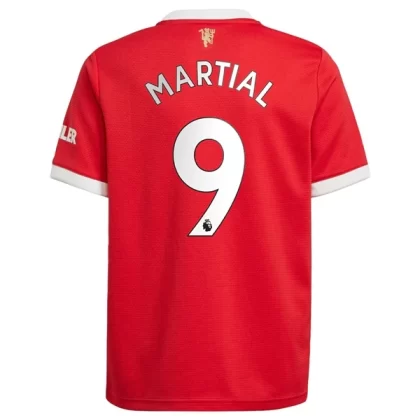 Günstige Manchester United Martial 9 Heimtrikot 2021-22