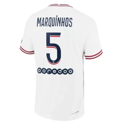 Günstige Paris Saint Germain PSG Fourth Marquinhos 5 Heimtrikot 2021-22