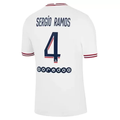 Günstige Paris Saint Germain PSG Fourth Sergio Ramos 4 Heimtrikot 2021-22