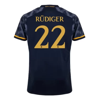 Günstige Real Madrid Antonio Rüdiger 22 Auswärtstrikot 2023/24