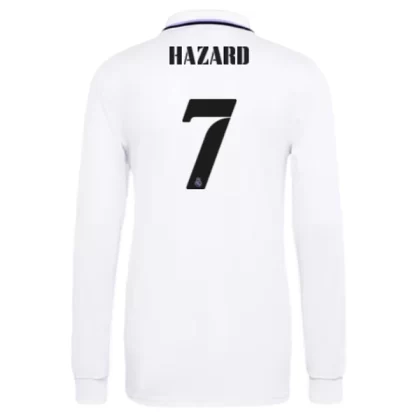 Günstige Real Madrid Eden Hazard 7 Langarm Heimtrikot 2022-23