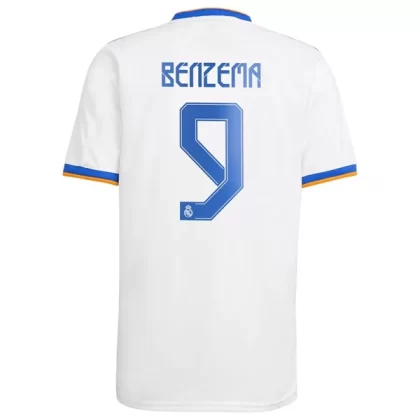 Günstige Real Madrid Karim Benzema 9 Heimtrikot 2021-22