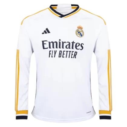 Günstige Real Madrid Langarm Heimtrikot 2023/24