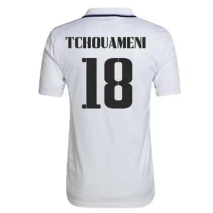 Günstige Real Madrid Tchouameni 18 Heimtrikot 2022-23