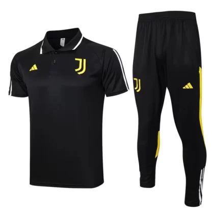 Juventus Trainings Poloshirt Anzüge Anzüge 2023-24 – Schwarz