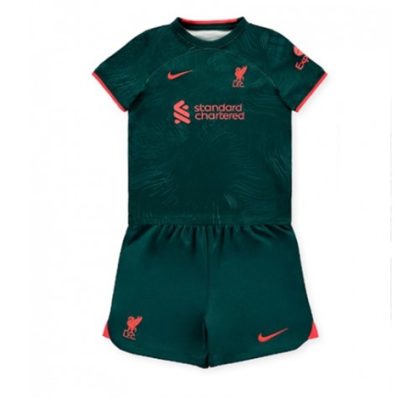 Liverpool 3. trikot Kit Kinder 2022-23