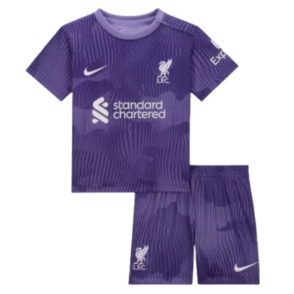 Liverpool 3. trikot Kit Kinder 2023 2024