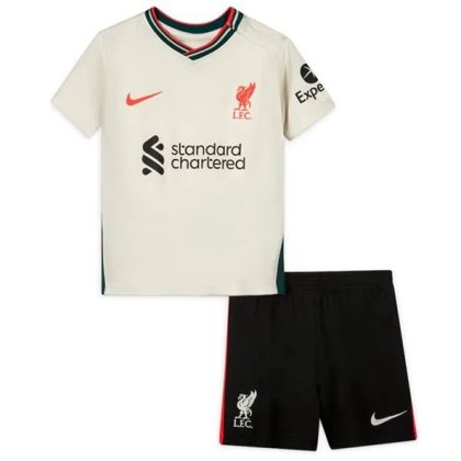 Liverpool Auswärtstrikot Kit Kinder 2021-22