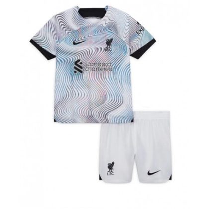 Liverpool Auswärtstrikot Kit Kinder 2022-23