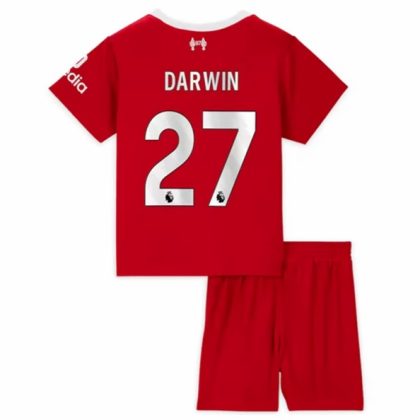 Liverpool Darwin 27 Heimtrikot Kit Kinder 2023 2024