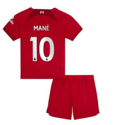 Liverpool Sadio Mané 10 Heimtrikot Kit Kinder 2022-23