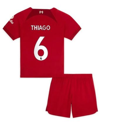 Liverpool Thiago 6 Heimtrikot Kit Kinder 2022-23