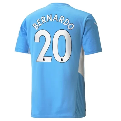 Manchester City Fußballtrikots 2021-22 Bernardo Silva 20 Heimtrikot