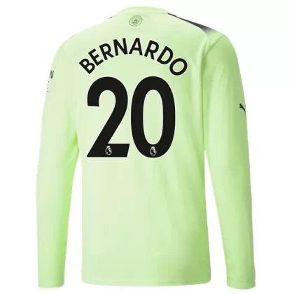 Manchester City Fußballtrikots 2022-23 Bernardo Silva 20 Langarm 3. trikot