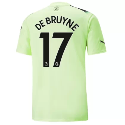 Manchester City Fußballtrikots 2022-23 Kevin De Bruyne 17 3. trikot