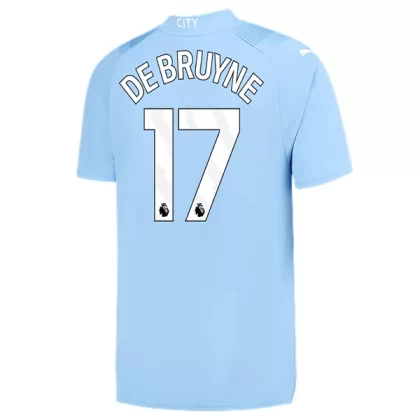Manchester City Fußballtrikots 2023-24 Kevin De Bruyne 17 Heimtrikot