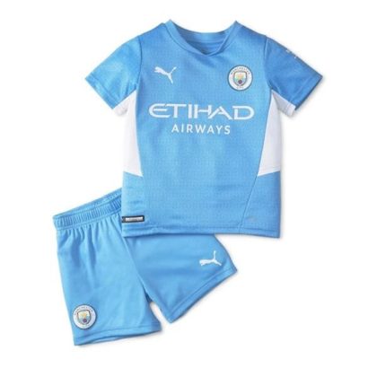 Manchester City Heimtrikot Kit Kinder 2021-22