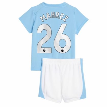 Manchester City Riyad Mahrez 26 Heimtrikot Kit Kinder 2023 2024