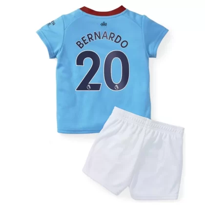 Manchester City Trikotsatz Kinder 2022-23 Bernardo Silva 20 Heimtrikot