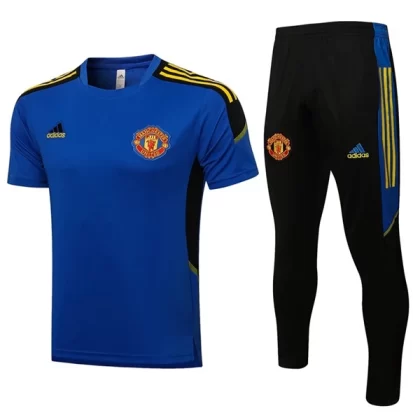 Manchester United Trainingsshirts 2022-23 – Champions League Blau