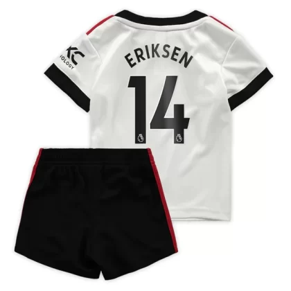 Manchester United Trikotsatz Kinder 2022-23 Christian Eriksen 14 Auswärtstrikot