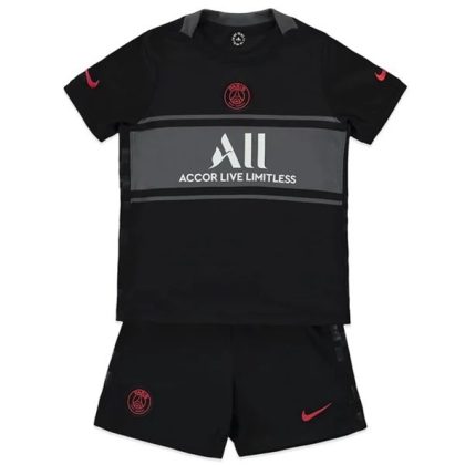 Paris Saint Germain PSG 3. trikot Kit Kinder 2021-22