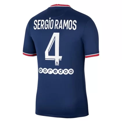 Paris Saint Germain PSG Fußballtrikots 2021-22 Sergio Ramos 4 Heimtrikot