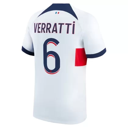 Paris Saint Germain PSG Fußballtrikots 2023-24 Marco Verratti 6 Auswärtstrikot