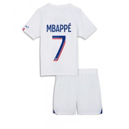 Paris Saint Germain PSG Kylian Mbappé 7 3. trikot Kit Kinder 2022 2023