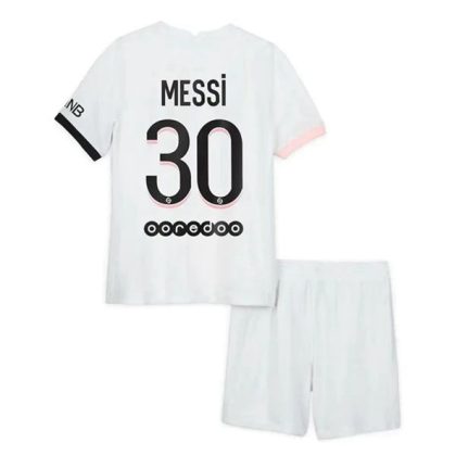 Paris Saint Germain PSG Lionel Messi 30 Auswärtstrikot Kit Kinder 2021-22