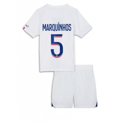 Paris Saint Germain PSG Marquinhos 5 3. trikot Kit Kinder 2022-23