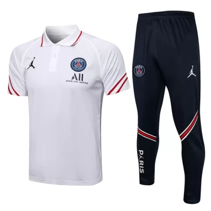 Paris Saint Germain PSG Trainings Poloshirt Anzüge Anzüge 2022-23 – Weiß