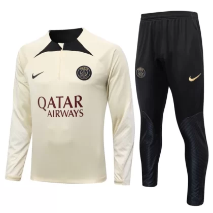 Paris Saint Germain PSG Trainingsanzüge 2023-24 – 1-4 Zip Beige