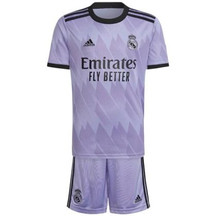 Real Madrid Auswärtstrikot Kit Kinder 2022-23