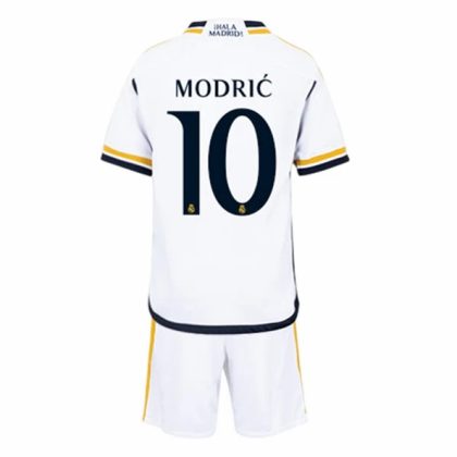 Real Madrid Luka Modrić 10 Heimtrikot Kit Kinder 2023 2024