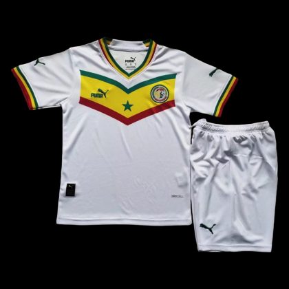 Senegal Heimtrikot Kit Kinder 2022