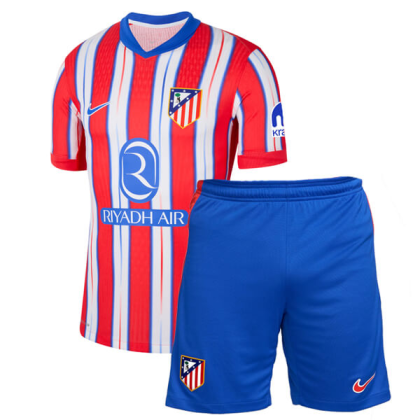 Atletico Madrid Heimtrikot Kit Kinder 2024 25